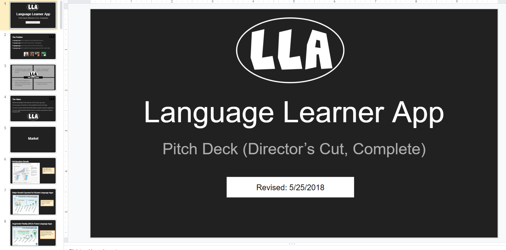 LLA Pitch Deck