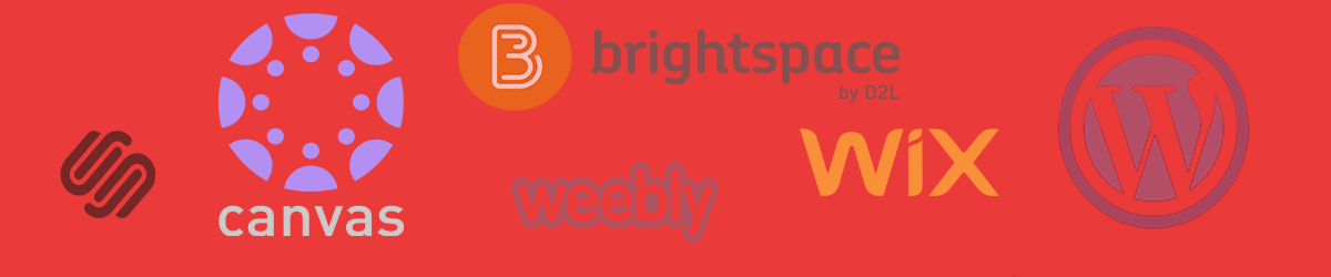 Icons for various content management systems